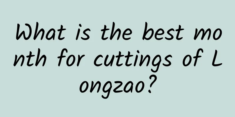 What is the best month for cuttings of Longzao?