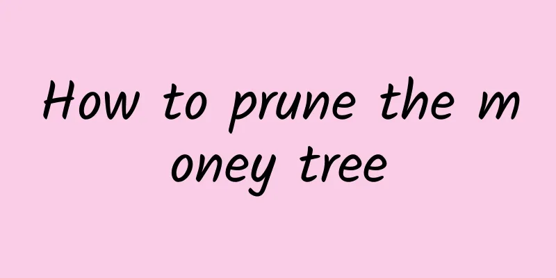 How to prune the money tree