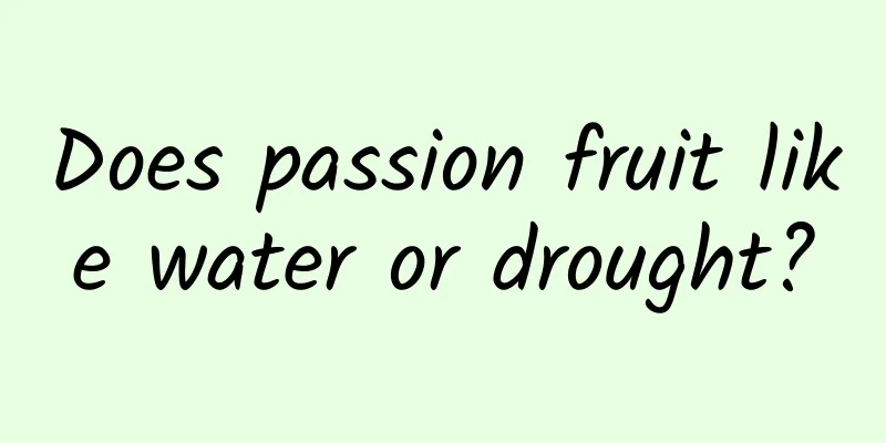 Does passion fruit like water or drought?
