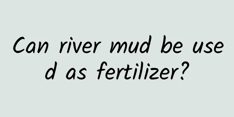 Can river mud be used as fertilizer?