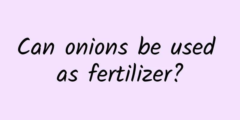 Can onions be used as fertilizer?