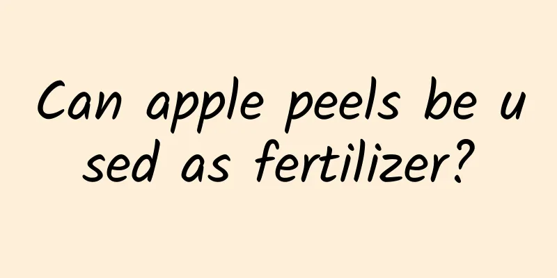 Can apple peels be used as fertilizer?