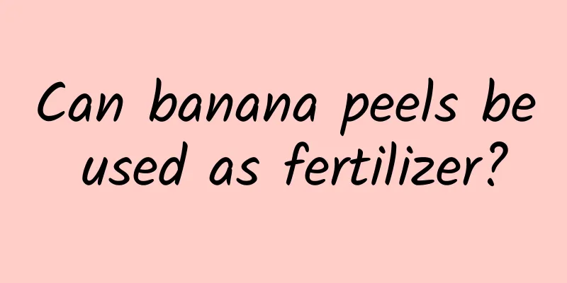 Can banana peels be used as fertilizer?