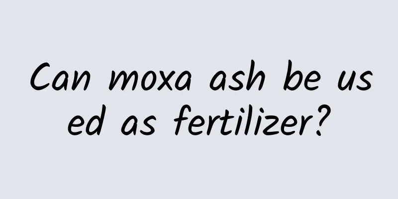 Can moxa ash be used as fertilizer?