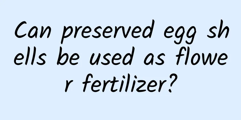 Can preserved egg shells be used as flower fertilizer?