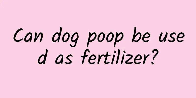 Can dog poop be used as fertilizer?