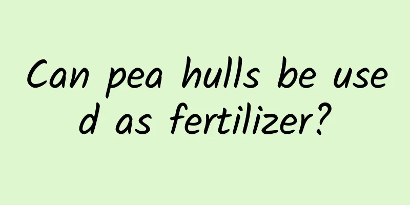 Can pea hulls be used as fertilizer?