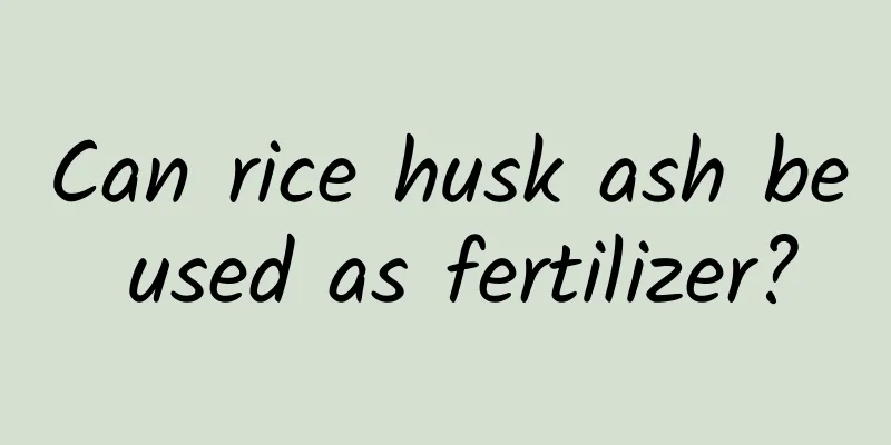 Can rice husk ash be used as fertilizer?