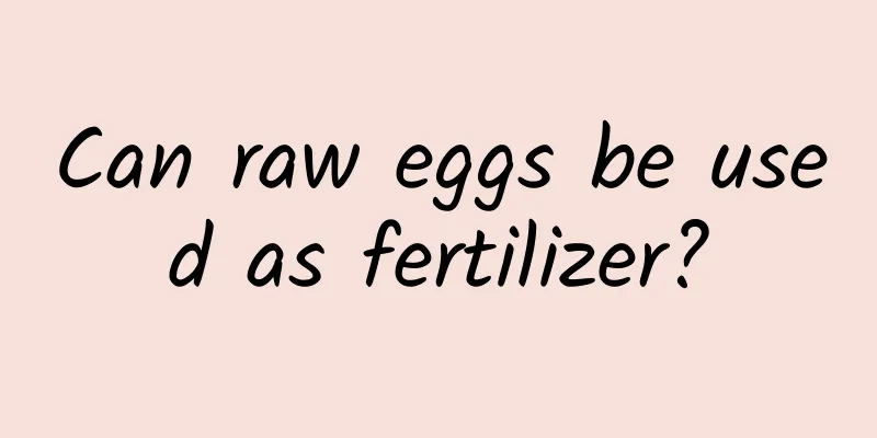 Can raw eggs be used as fertilizer?