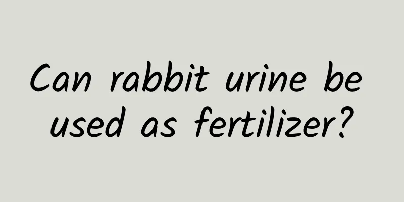 Can rabbit urine be used as fertilizer?