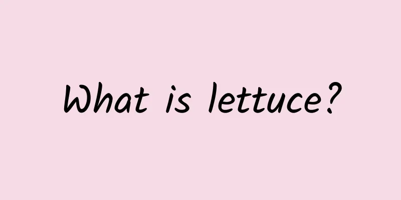 What is lettuce?
