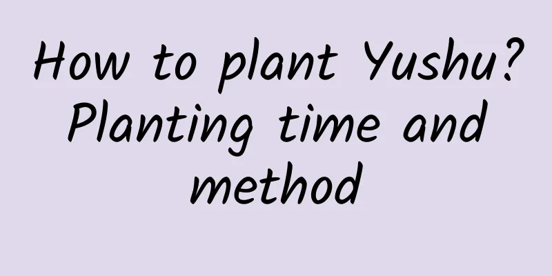 How to plant Yushu? Planting time and method