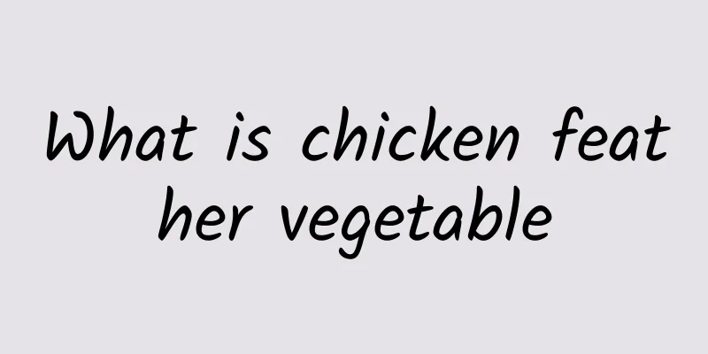 What is chicken feather vegetable