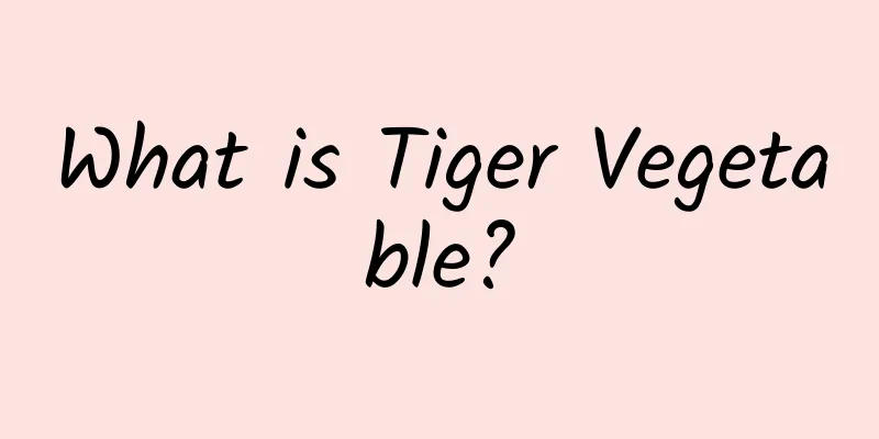 What is Tiger Vegetable?