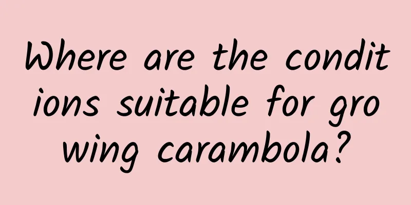 Where are the conditions suitable for growing carambola?