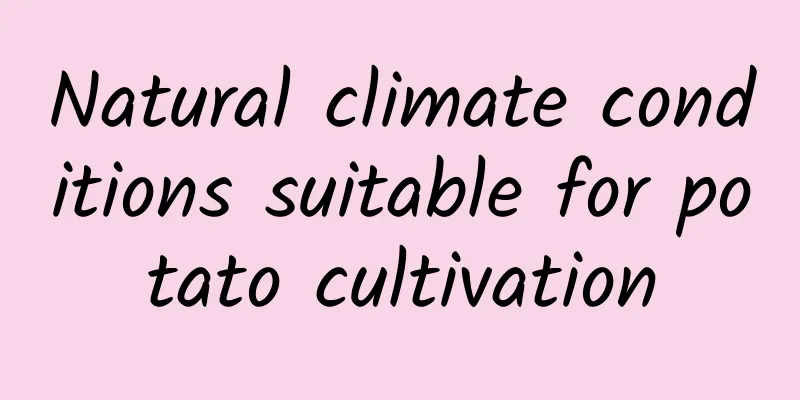 Natural climate conditions suitable for potato cultivation