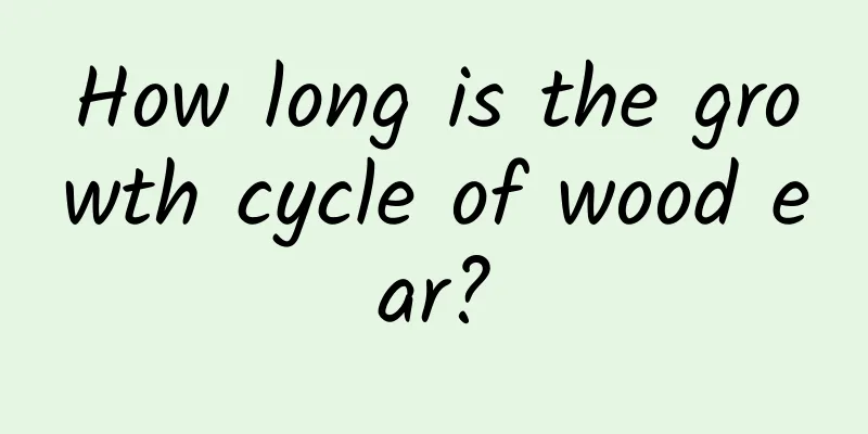 How long is the growth cycle of wood ear?