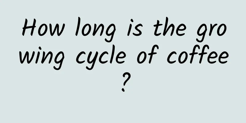 How long is the growing cycle of coffee?
