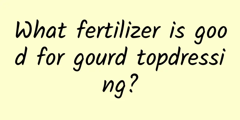 What fertilizer is good for gourd topdressing?