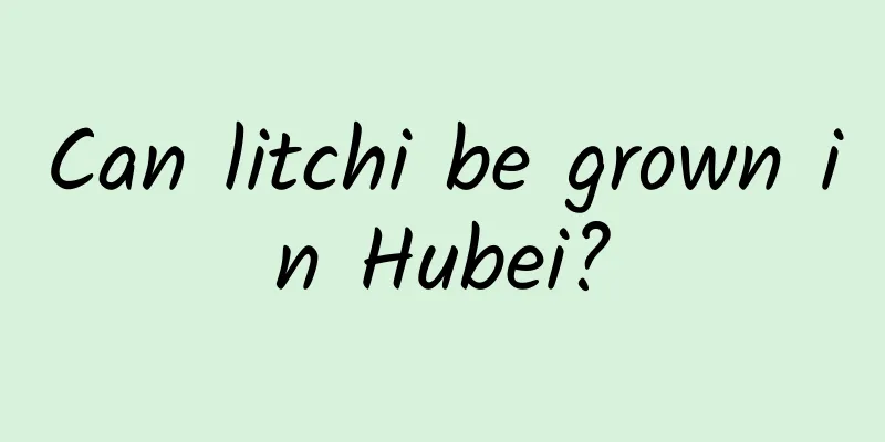 Can litchi be grown in Hubei?
