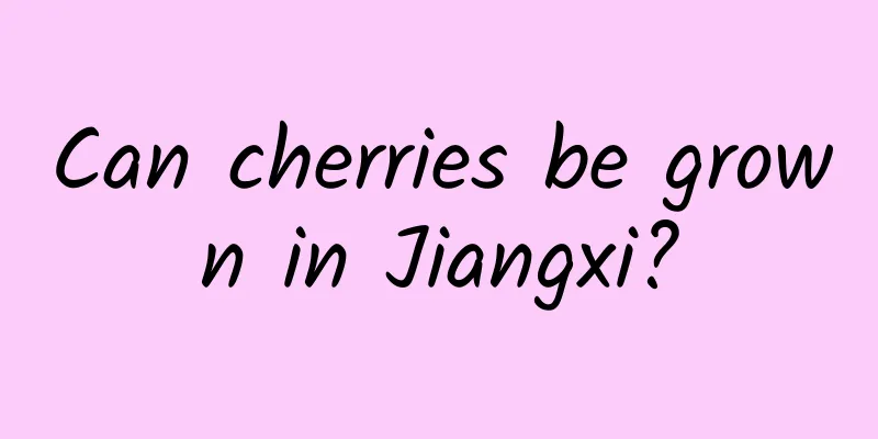 Can cherries be grown in Jiangxi?