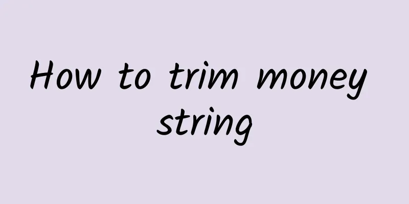 How to trim money string