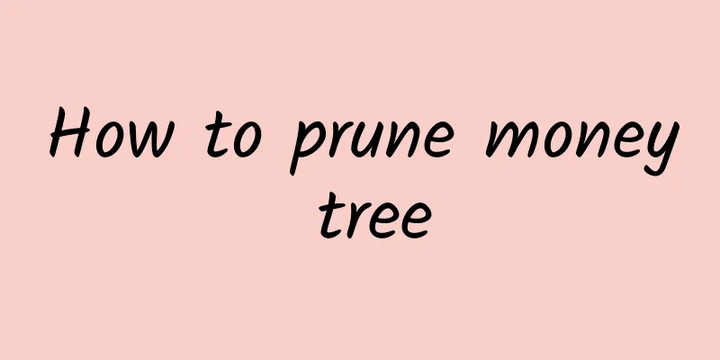 How to prune money tree