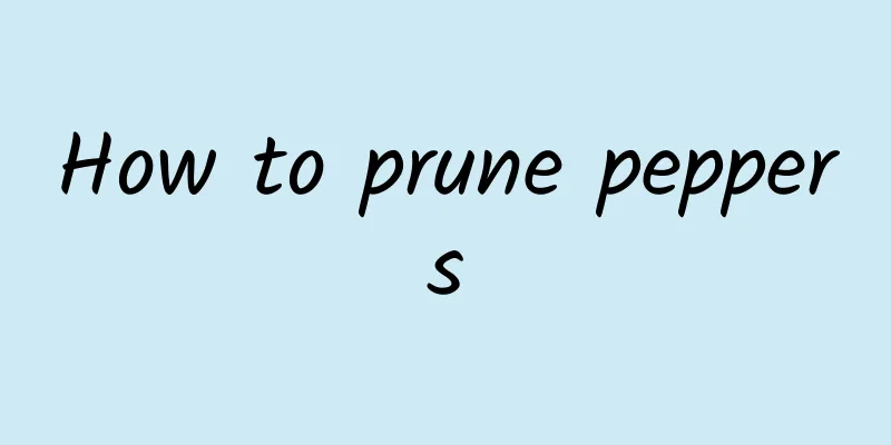 How to prune peppers