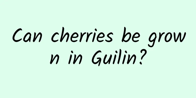 Can cherries be grown in Guilin?
