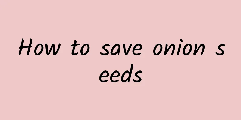 How to save onion seeds