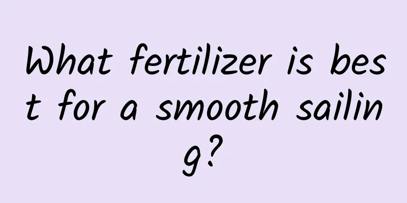 What fertilizer is best for a smooth sailing?
