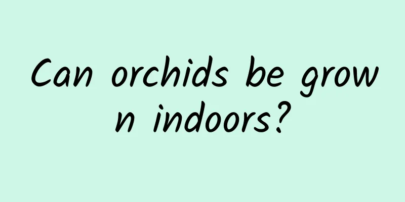 Can orchids be grown indoors?