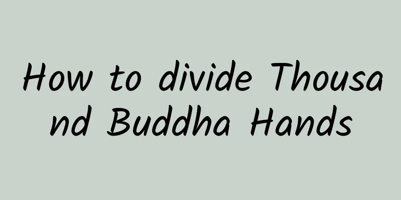 How to divide Thousand Buddha Hands