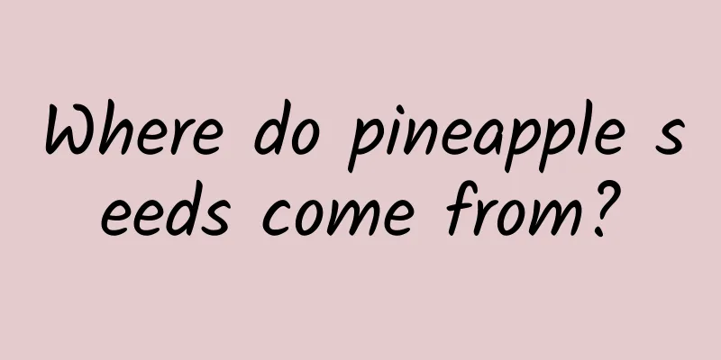 Where do pineapple seeds come from?