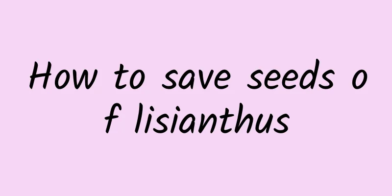 How to save seeds of lisianthus