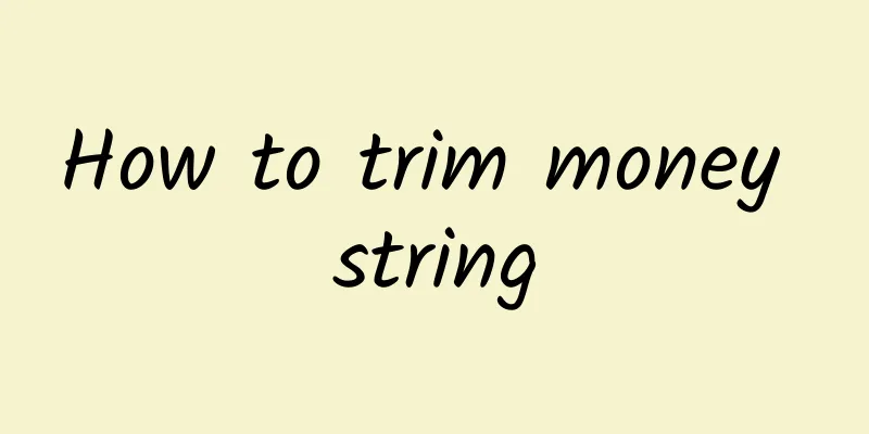 How to trim money string