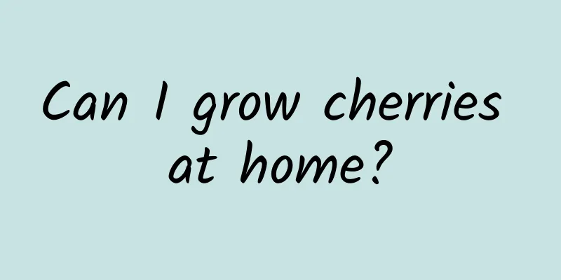 Can I grow cherries at home?