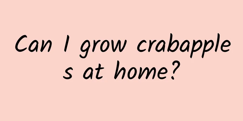 Can I grow crabapples at home?