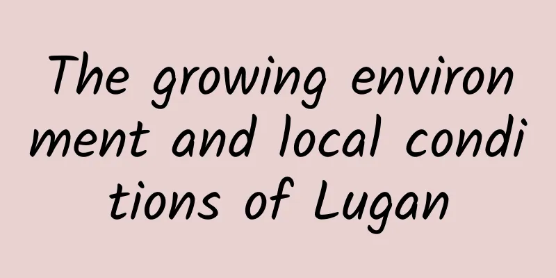 The growing environment and local conditions of Lugan