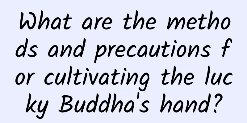 What are the methods and precautions for cultivating the lucky Buddha's hand?