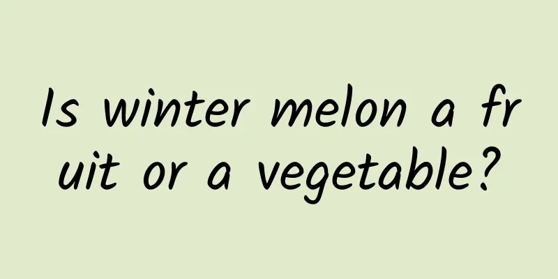 Is winter melon a fruit or a vegetable?