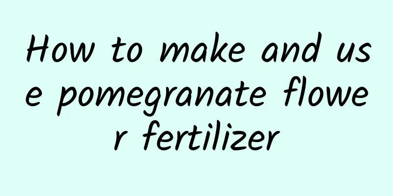 How to make and use pomegranate flower fertilizer