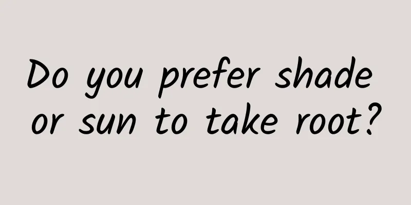 Do you prefer shade or sun to take root?