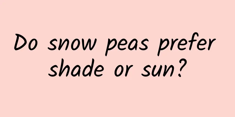 Do snow peas prefer shade or sun?