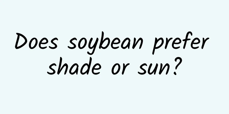 Does soybean prefer shade or sun?