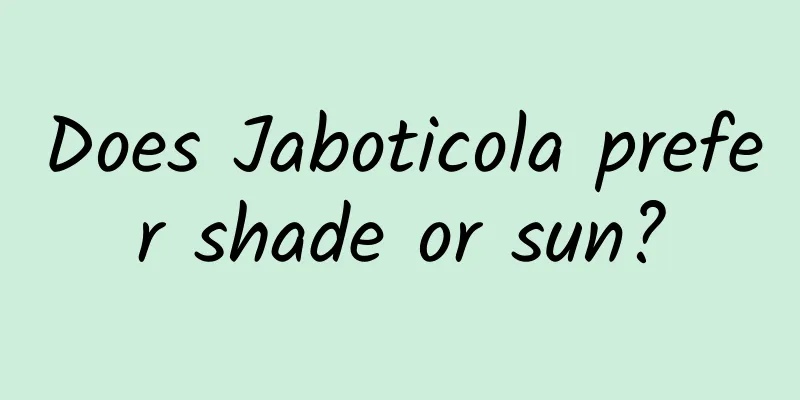 Does Jaboticola prefer shade or sun?
