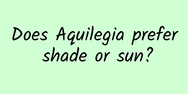 Does Aquilegia prefer shade or sun?