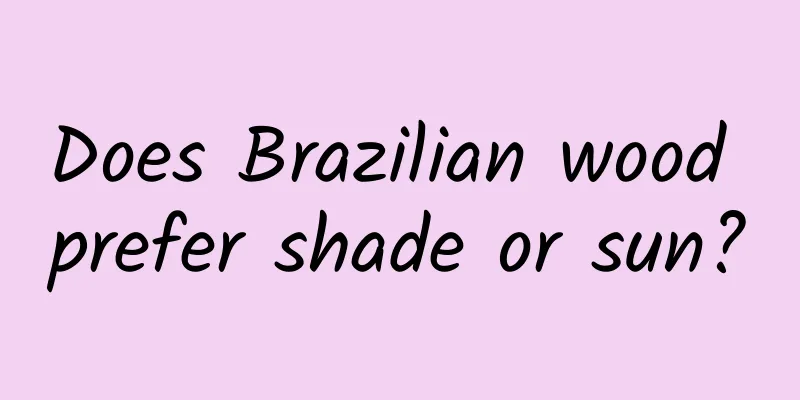 Does Brazilian wood prefer shade or sun?