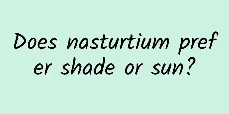 Does nasturtium prefer shade or sun?