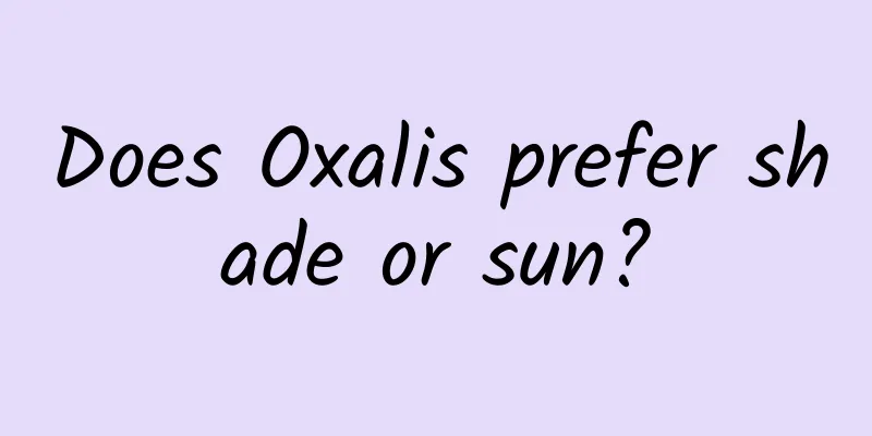 Does Oxalis prefer shade or sun?